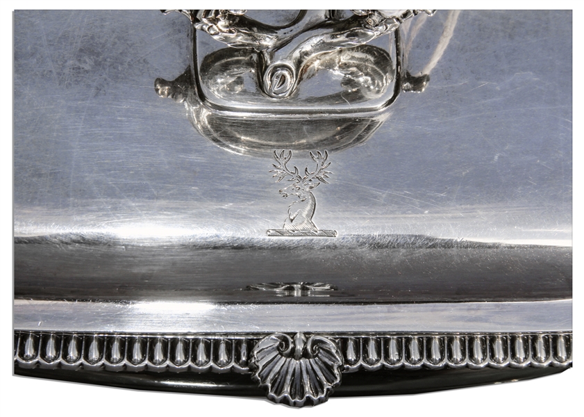 Pair of Silver Sauce Tureens in the King George III Style -- 1809