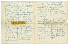'Rebel Without A Cause'' Actor Sal Mineo Autograph Letter -- With Reference to His Role in ''The Private War of Major Benson'' -- ''...I'm Colonel Sylvester Dusik. I give the orders...''