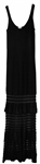 Kim Kardashian Owned Long Black Tank Dress
