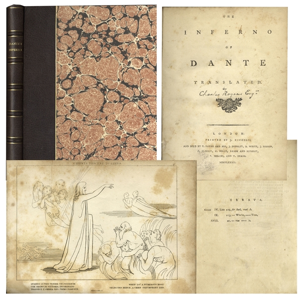 First English Translation of ''Dante's Inferno'' From 1782