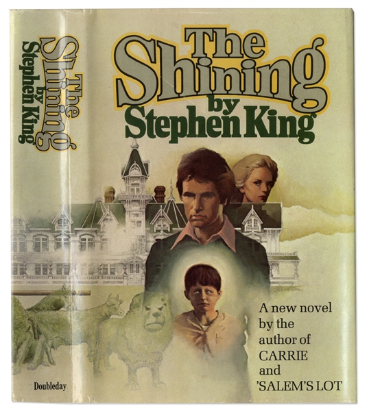 Stephen King Signed First Edition of His Masterpiece, ''The Shining'' -- With First Edition Dust Jacket