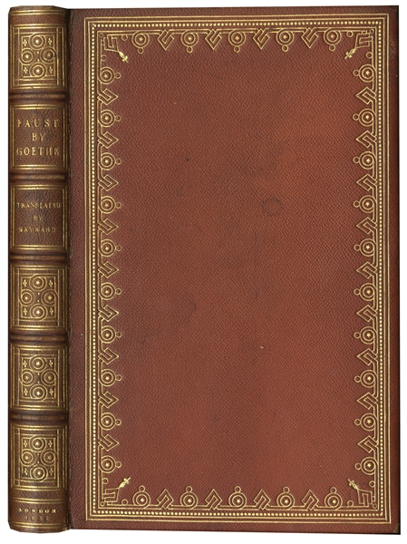 Scarce Copy of ''Faust'' Privately Printed & Inscribed by Its Translator Abraham Hayward -- Presentation Copy With No Auction Records