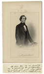 Jefferson Davis Autograph Note Signed -- ...the gratification it would give your very respectful friend...