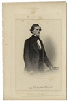 Jefferson Davis Autograph Note Signed -- ''...the gratification it would give your very respectful friend...''