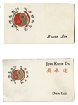 Bruce Lee's Jeet Kune Do Business Card -- Also With Business Card of Bruce's First Student Dan Lee