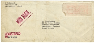 Card & Envelope From Bruce Lee's Martial Arts Studio, the Jun Fan Gung Fu Institute