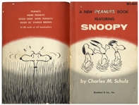 Charles Schulz Hand-Drawn Sketch of Snoopy in ''A New Peanuts Book Featuring Snoopy''