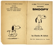 Charles Schulz Hand-Drawn Sketch of Snoopy in ''A New Peanuts Book Featuring Snoopy''