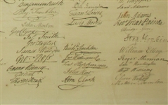 1843 Force Declaration of Independence From Original Copper Plate