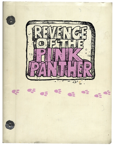 Lot of Interesting Items Related to Peter Sellers and the ''Pink Panther'' -- Includes Intriguing Autograph Letter Signed by Sellers & ''Revenge of the Pink Panther'' Script