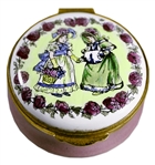 Ronald & Nancy Reagan Personally Owned Pillbox -- Displayed at the White House