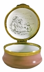 Ronald & Nancy Reagan Personally Owned Pillbox -- Displayed at the White House