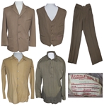 WWII Hero & Actor, Audie Murphy Lot of Costumes From The Wild and the Innocent, Kansas Raiders and Unforgiven