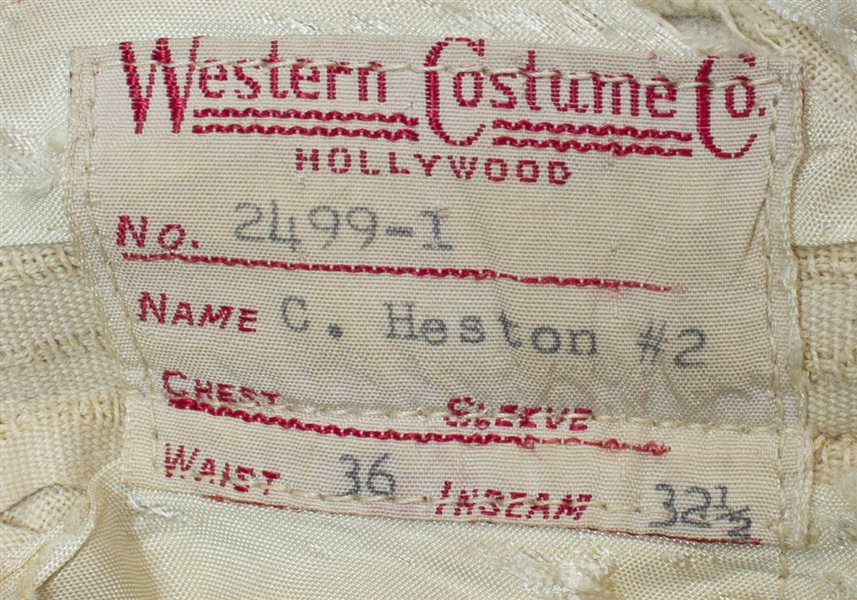 Charlton Heston Sea Captain's Costume From ''The Hawaiians''