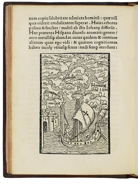 The First Account of the Discovery of the New World -- Christopher Columbus' 1494 Book With His Letter of the Discovery to Ferdinand & Isabella & Woodcuts of America