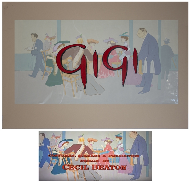 Title Art From the Beloved 1958 Film ''Gigi''