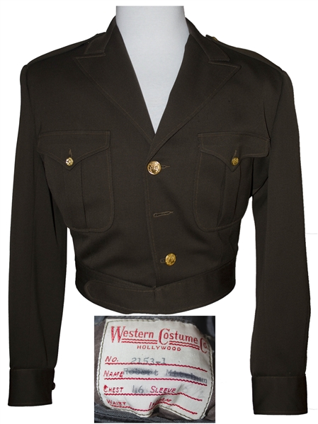 Hollywood Military Costumes Including Outfits Worn by Laurence Olivier, Robert Mitchum & Robert Duvall -- Many From When These Actors Portrayed President Eisenhower Onscreen