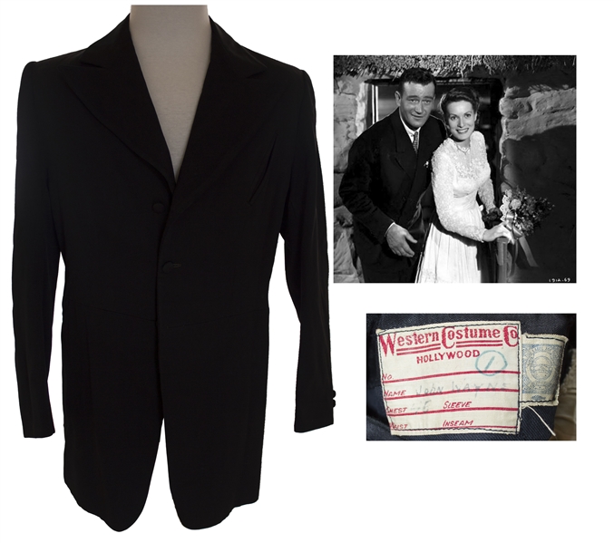 John Wayne Black Jacket Worn in His Republic Pictures Movies -- From Western Costume