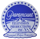 Paramount Pictures Sign -- Large Metal Sign Measures Nearly 2 Feet