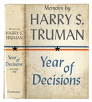 Harry Truman Signed 2 Volume Set of His ''Memoirs'' -- Each Volume Signed With Dust Jackets