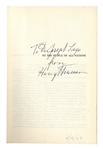 Harry Truman Signed 2 Volume Set of His ''Memoirs'' -- Each Volume Signed With Dust Jackets