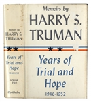 Harry Truman Signed 2 Volume Set of His ''Memoirs'' -- Each Volume Signed With Dust Jackets