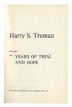 Harry Truman Signed 2 Volume Set of His ''Memoirs'' -- Each Volume Signed With Dust Jackets