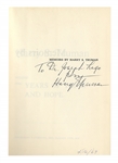 Harry Truman Signed 2 Volume Set of His ''Memoirs'' -- Each Volume Signed With Dust Jackets