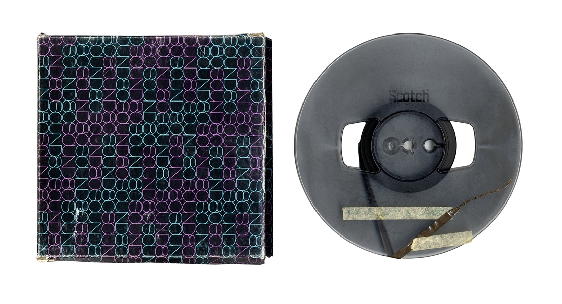 Prince Reel-to-Reel Master Demo Tape From 1977 Featuring Soft and Wet -- David Rivkin's Copy, Prince's Long-Time Collaborator Who Engineered Purple Rain