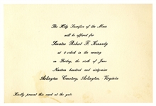 Large Lot of Memorial Programs & Tribute Invitations for RFK & JFK -- Also with an Ethel Kennedy Letter Signed From 1967: ''...Our anniversary was lovely...everything was breathtaking...''