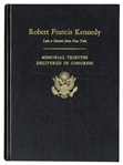 Large Lot of Memorial Programs & Tribute Invitations for RFK & JFK -- Also with an Ethel Kennedy Letter Signed From 1967: ''...Our anniversary was lovely...everything was breathtaking...''