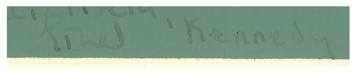 Robert Kennedy Family Christmas Card From 1963 -- Signed by Ethel