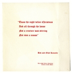 Robert Kennedy Family Christmas Card From 1965 -- Featuring the 9 Kennedy Children