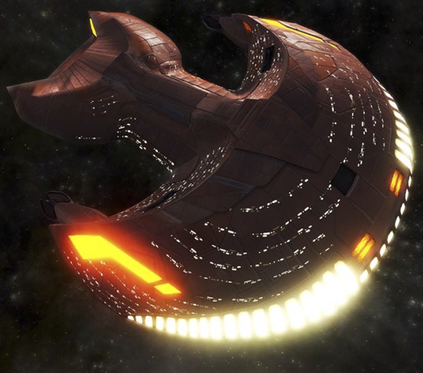 From ''Star Trek: The Next Generation'', the Prototype Used to Make the Famous Ferengi D'Kora Marauder Spacecraft