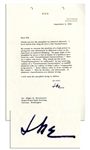 Dwight Eisenhower Letter Signed With Excellent Content on Politics, Constitutional Conservatives & Progressives -- ...extremists, of whatever classification are always wrong...