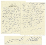 Joseph Heller Autograph Letter Signed -- ...About Catch-22...you undoubtedly know more about the book and the events surrounding it than I do...I would not trust my memory...