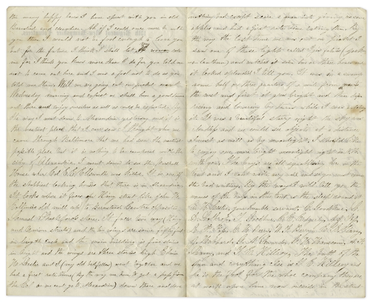Civil War Captain Joseph Prime Letter From 1862 Regarding the Death of Colonel Ellsworth