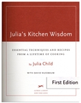 Julia Child Signed First Edition of ''Julia's Kitchen Wisdom''