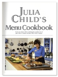 Julia Child Signed ''Julia Child's Menu Cookbook''