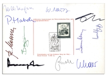 Mt. Everest 1978 Team-Signed Postcard -- The First Climbers to Reach the Summit Without Supplemental Oxygen