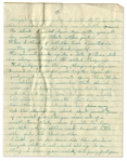 Iwo Jima Flag Raiser Rene Gagnon Autograph Letter Signed -- ''...This is the old Rene Gagnon writing now, the one you used to know in civilian life...'' -- Also With Signed Envelope
