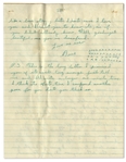 Iwo Jima Flag Raiser Rene Gagnon Autograph Letter Signed -- ''...This is the old Rene Gagnon writing now, the one you used to know in civilian life...'' -- Also With Signed Envelope