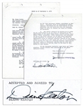 Diane Keatons Signed Contract to Star in The Godfather Part II