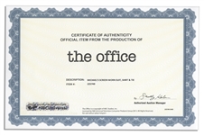 Steve Carell Screen-Worn Wardrobe From ''The Office'' -- With a COA from NBC Universal