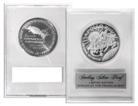 Jack Swigerts Personally Owned Apollo 13 Medallion Issued by the Franklin Mint