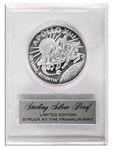 Jack Swigert's Personally Owned Apollo 13 Medallion Issued by the Franklin Mint