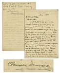 Clarence Darrow Autograph Letter Signed Regarding Prohibition -- ...I doubt if you would get any anti-prohibitionists to take them up...