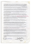Ray Bradbury Signed Contract Pertaining to Publishing Rights For His Magnum Opus ''Fahrenheit 451''