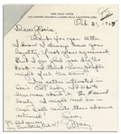 Mary Astor 1967 Autograph Letter Signed -- To Her Agent, Regarding Her Upcoming Novel, A Place Called Saturday