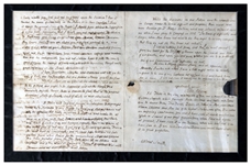 John Adams Autograph Letter Signed -- Exceptional Content During War of 1812: ''It is of no other use to ruminate upon the faults, Errors & blunders of Washington in the revolutionary War...''